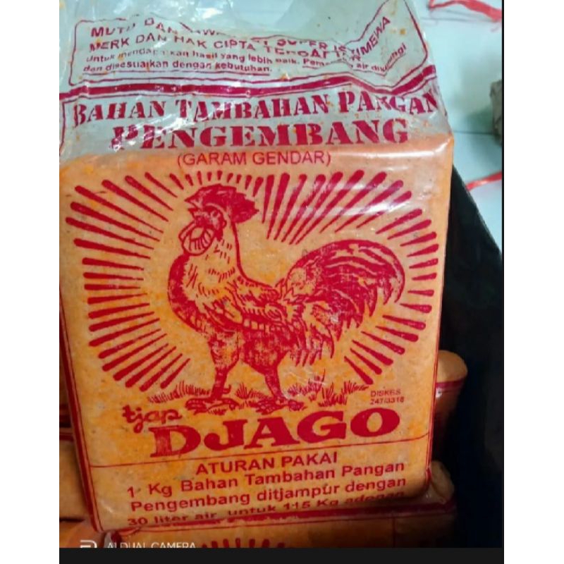 

termurah garam bleng / pengembang kerupuk puli cap ayam djago 100% original