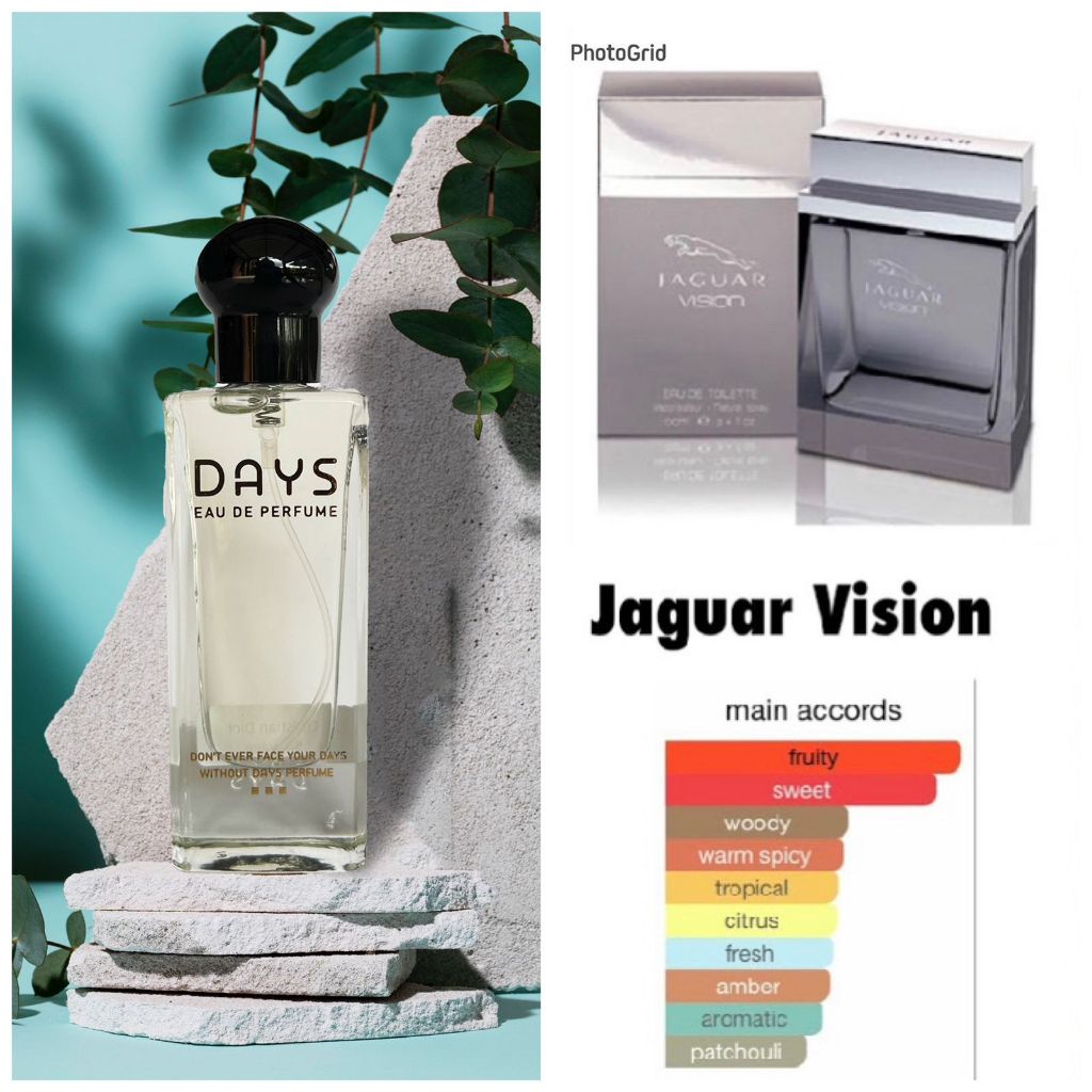 Jaguar Vision / Days Parfum Inspired / Days Parfume Solo / Days Parfume