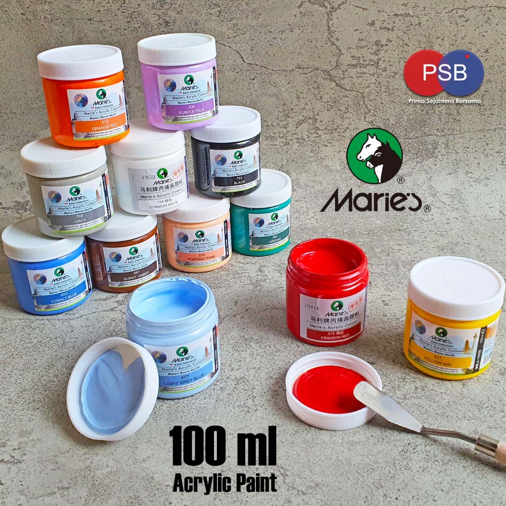 

Cat akrilik Maries 100 ml / Maries Acrylic Paint 100 ml