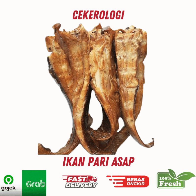 

Ikan Pari Asap 1pcs / Ikan Pari Asap / Ikan Pari / JABODETABEK / Ikan