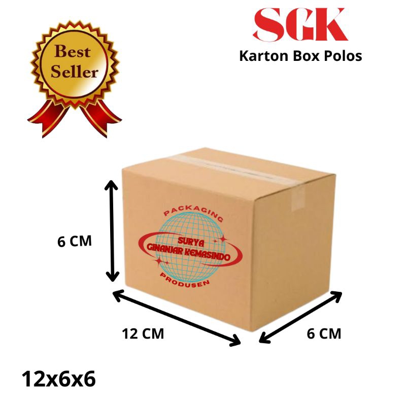 

kardus Packing Polos 12x6x6Cm - Surya Ginanjar Kemasindo