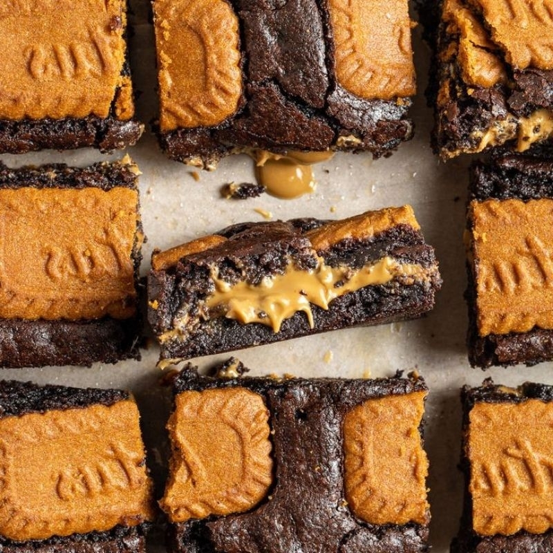 

fudgy brownies biscoff reguler