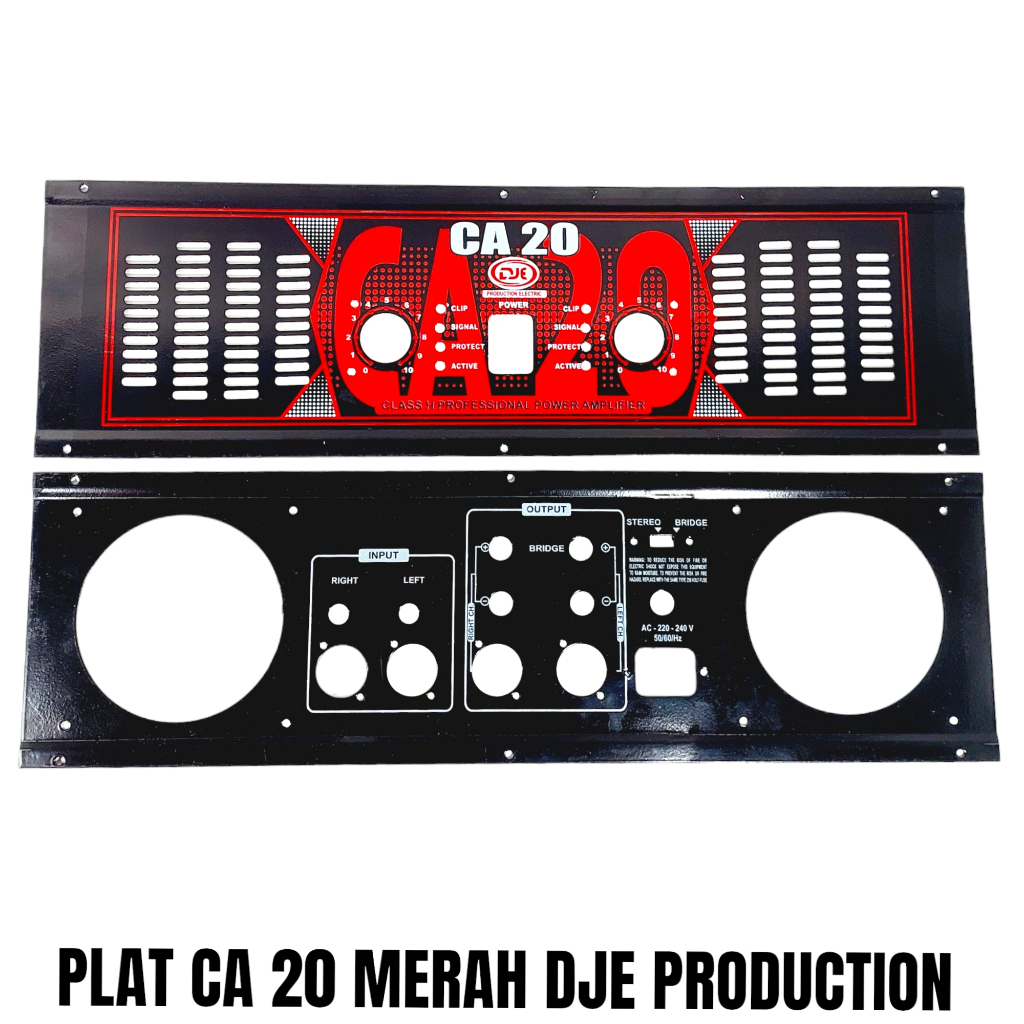 Panel Ca 20 Panel Power Amplifier Tebal Merah