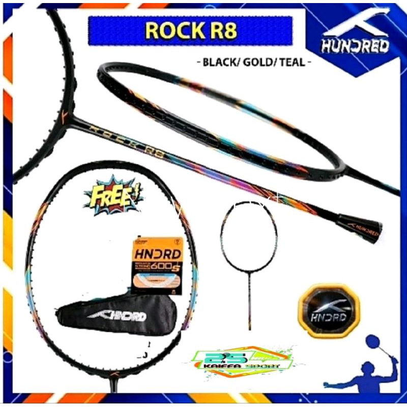 RAKET BADMINTON HUNDRED ORIGINAL 32 LBS