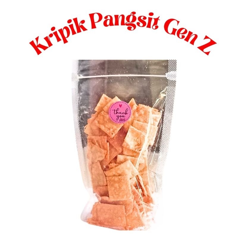 

KRIPIK PANGSIT GEN Z KERIPIK PANGSIT GORENG GEN Z 500gr