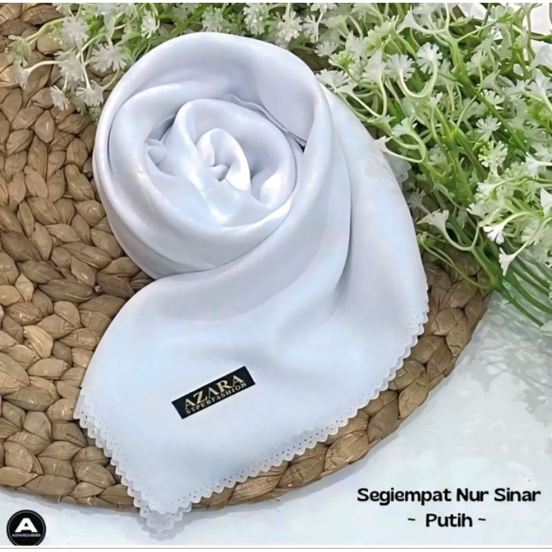 Hijab Segi Empat Nur Sinar AZARA || HUMAIRA || ZARYTA || ANSANIA / Hijab Pesta Sinar Glamour/ Kerudu