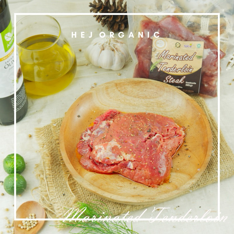 

Organic Tenderloin Steak Marinated By Wahyu Beef 70% Grassfed