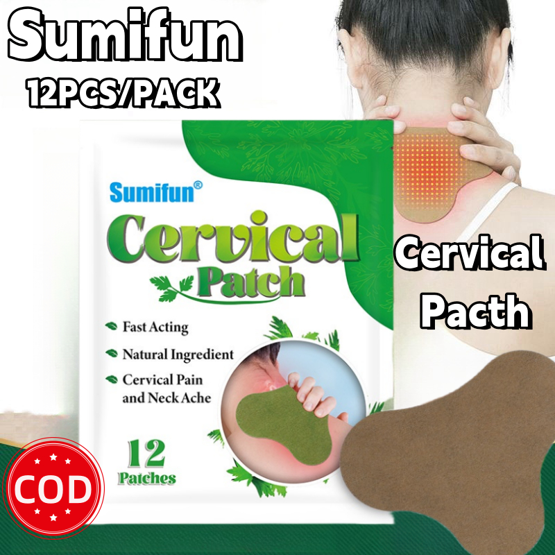 【COD ORI】Sumifun Cervical Pacth / Knee Plaster Patch Koyo Nyeri Lutut Sendi Kaki Isi 12 Lembar / Kan