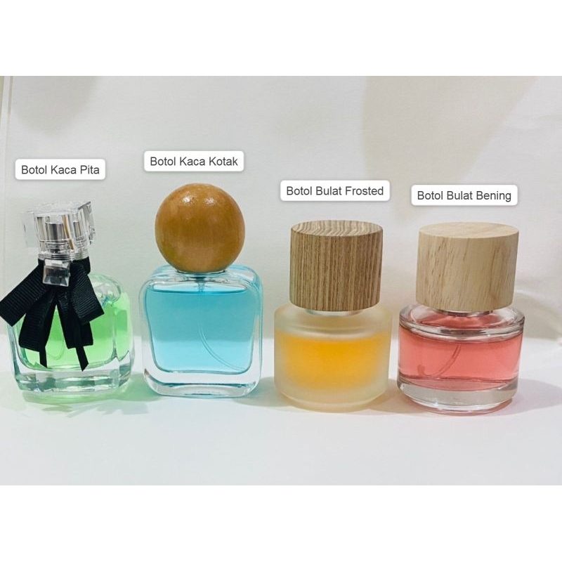 Botol KACA Parfum 30ml Elegan mewah