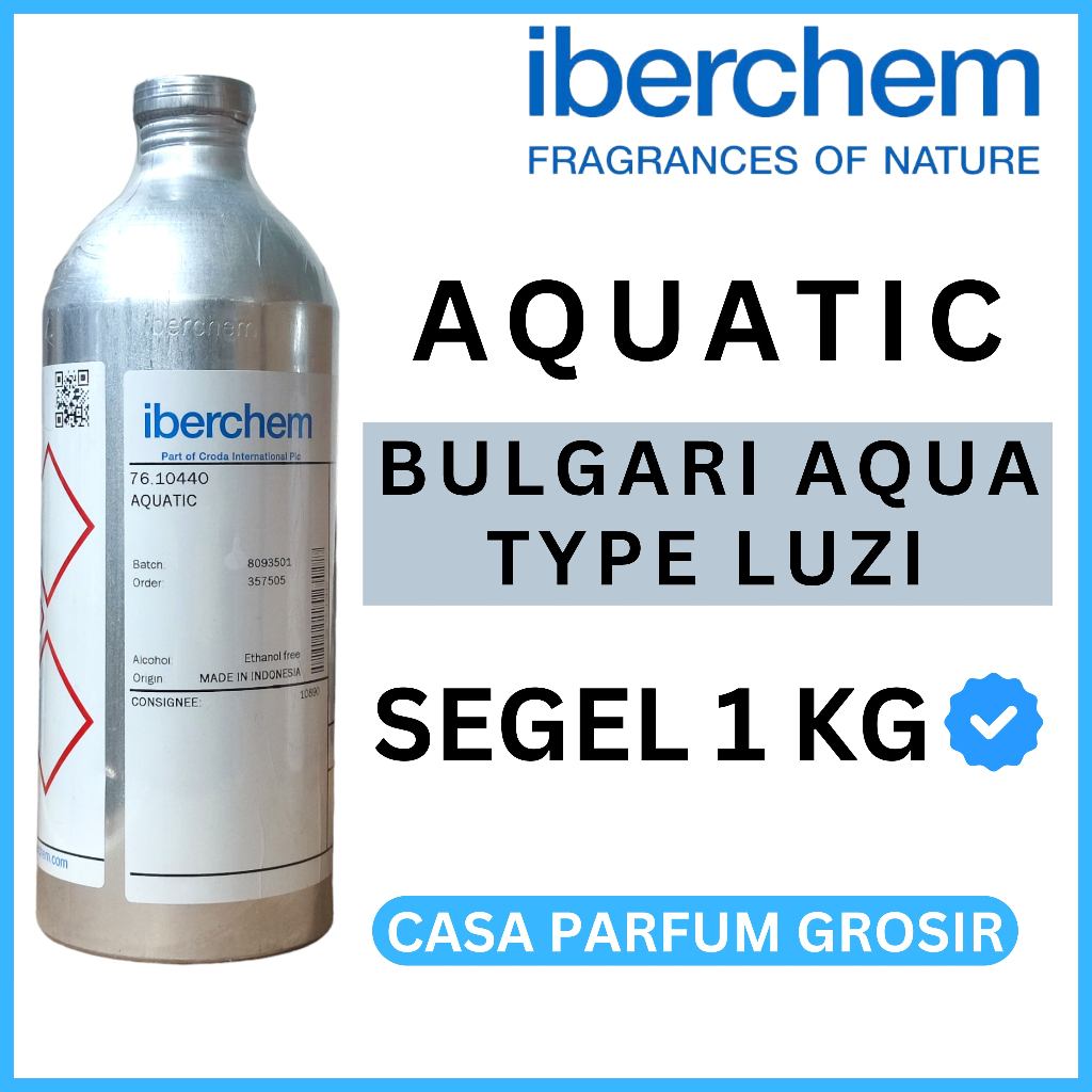( SEGEL 1 KG) AQUATIC BY IBERCHEM.AQUATIC SEARAH BULGARI AQUA TYPE LUZI KEMASAN SEGEL 1 KG.BIBIT PAR