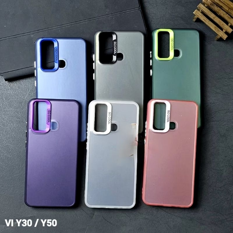 Silikon CASE IMD HYBRID PLATE HOLOGRAM VIVO Y30/Y50/Y30i