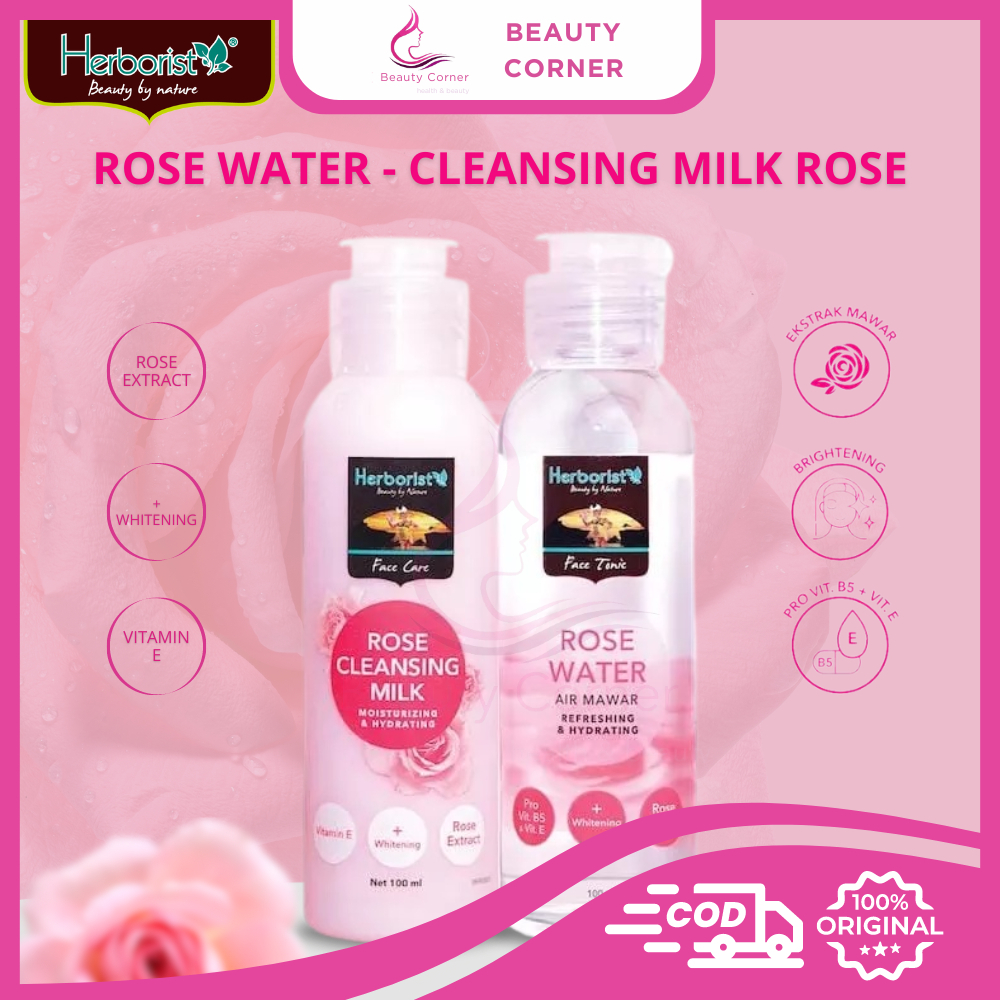 Herborist Rose Water  | Herborist Cleansing Milk Rose