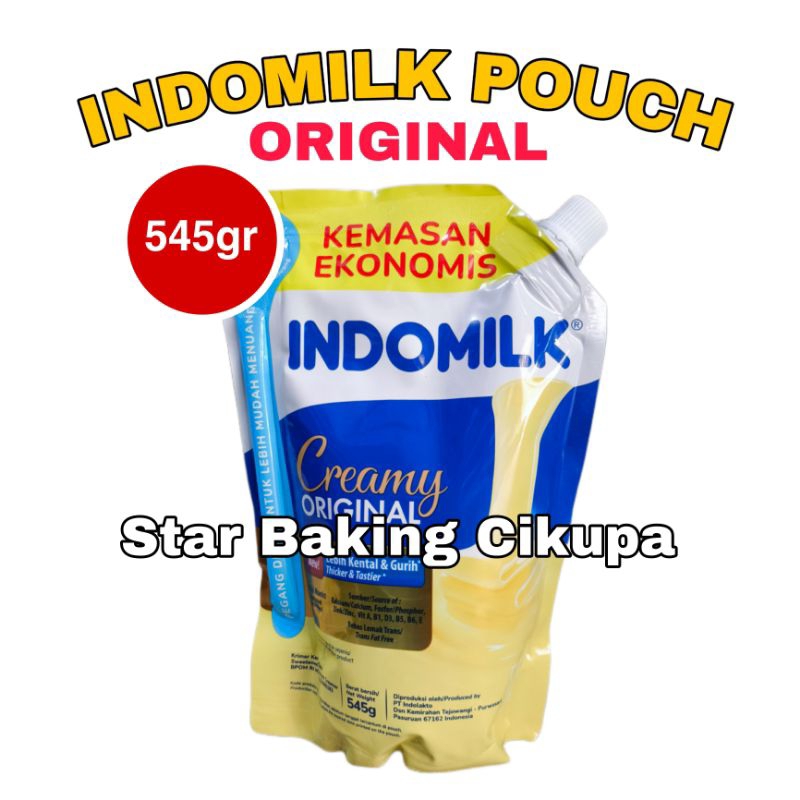 

INDOMILK POUCH CREAMY ORIGINAL 545GR Kemasan Ekonomis Murah