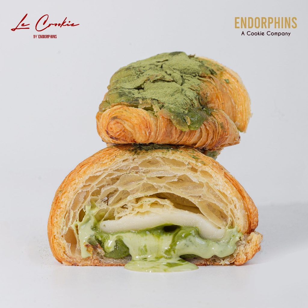 

Le Crookie 2.0 Matcha Mochi Crookie - Endorphins Cookies