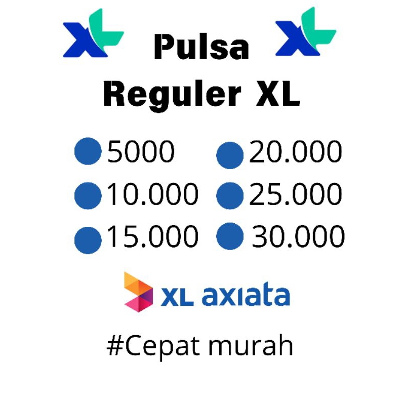 Pulsa XL 5k-50k