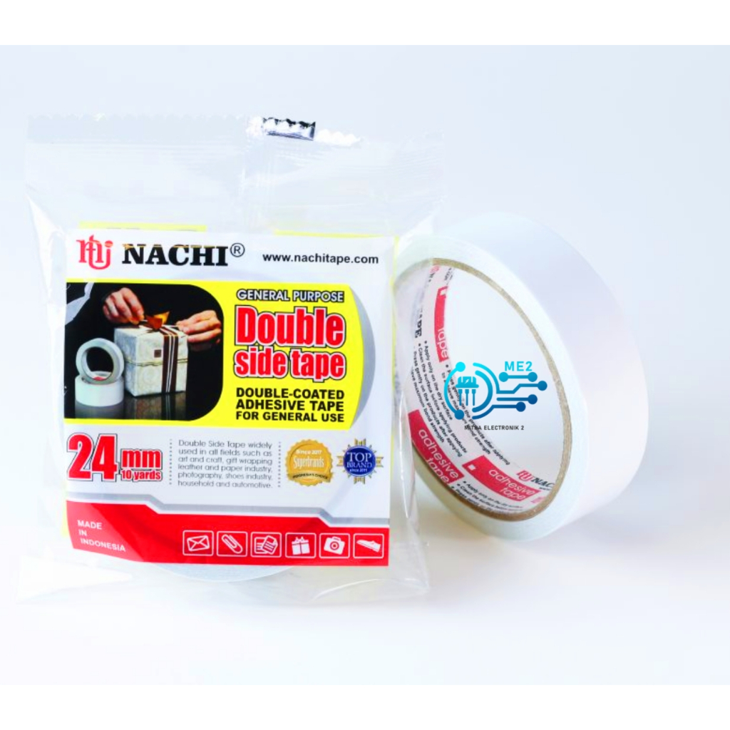 

Masking Tape Solatip Solasi Kertas 24mm 10yard Nachi tape