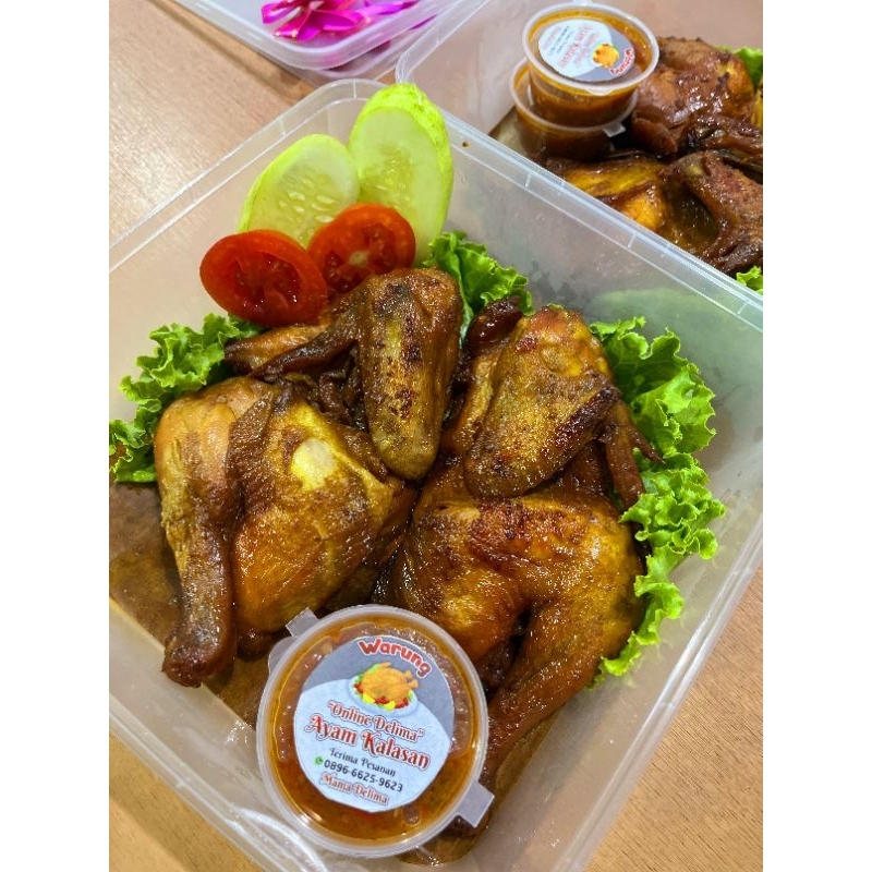 

Ayam kalasan delima (ungkep)
