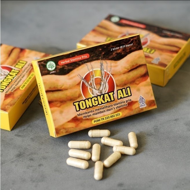 Kapsul Tongkat Ali (1 BOX/20 Kapsul) 100% Original BPOM