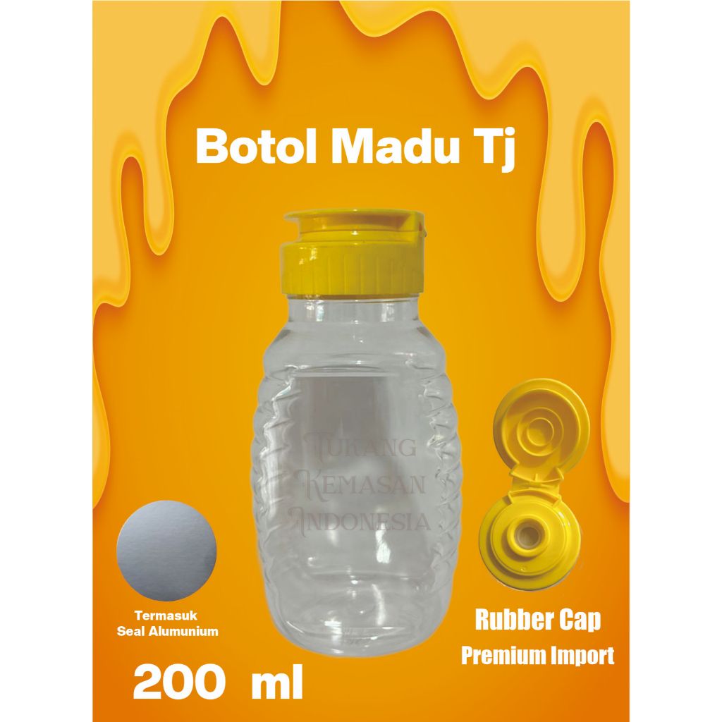 Botol Madu 200 ml | Botol Madu Tj | Madu | Kemasan Madu