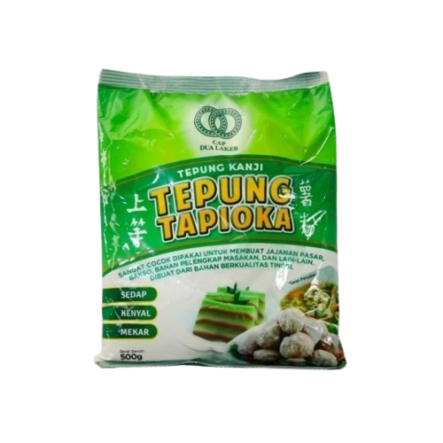 

Tepung tapioka serba guna premium cap Dua Laker 500 gram