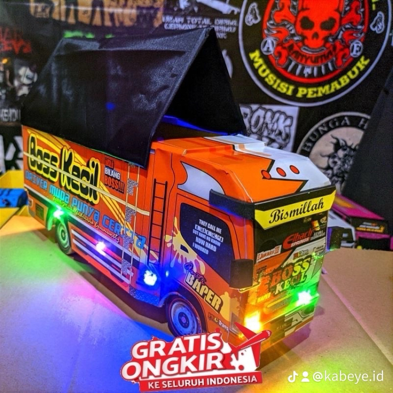 Truk Boss Kecil Miniatur Truk Oleng Full Variasi