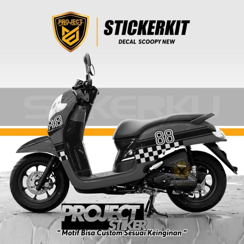 DECAL NEW SCOOPY FULL BODY/ DECAL / CUSTOM /