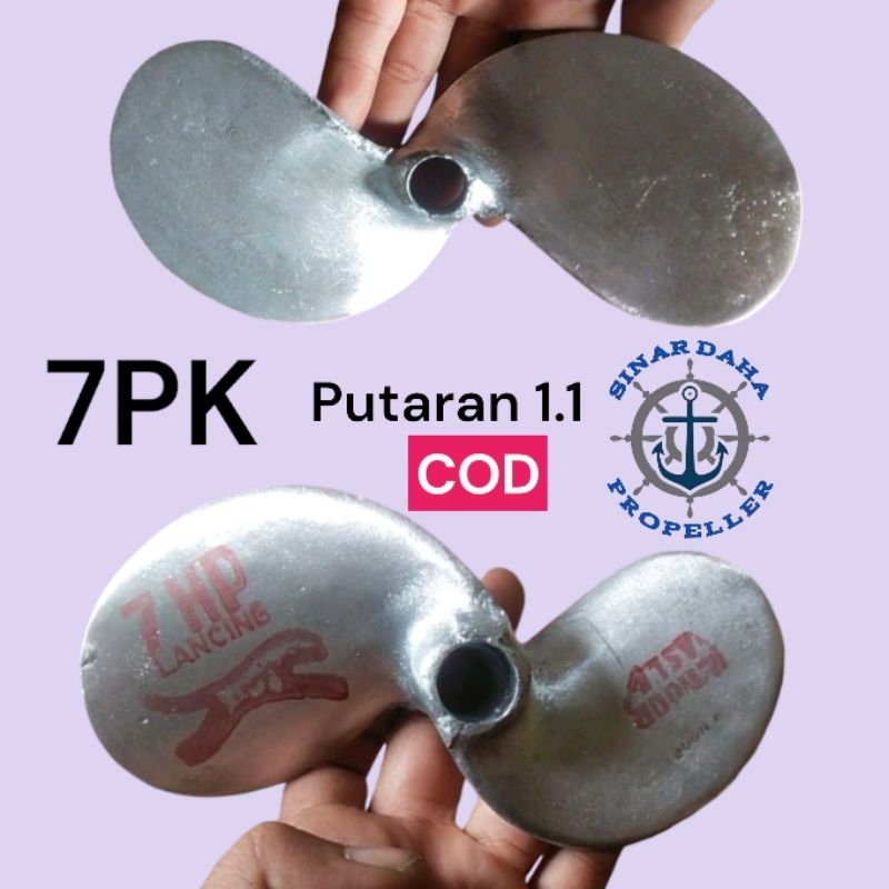 KIPAS PERAHU KETINTING 7PK.BALING BALING PERAHU KETINTING/PROPELLER