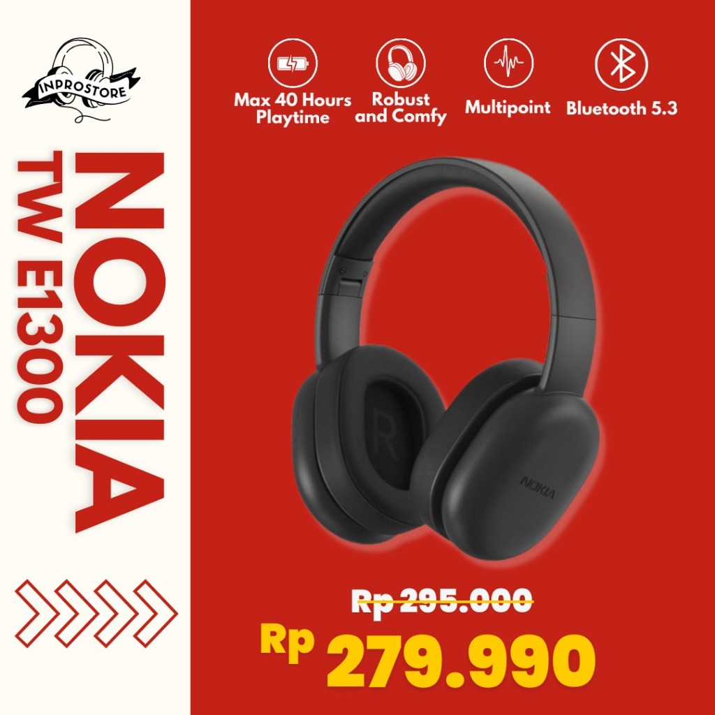 NOKIA ESSENTIAL WIRELESS HEADPHONES E1300