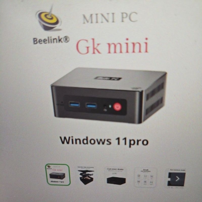 Mini PC Quad Core Ram 8 Gb, Storage  SSD 128 Gb