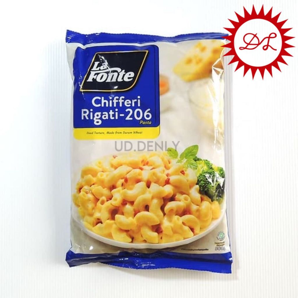 

Lafonte Pasta instan Chifferi Rigati 450gr / Elbow Macaroni 225Gr
