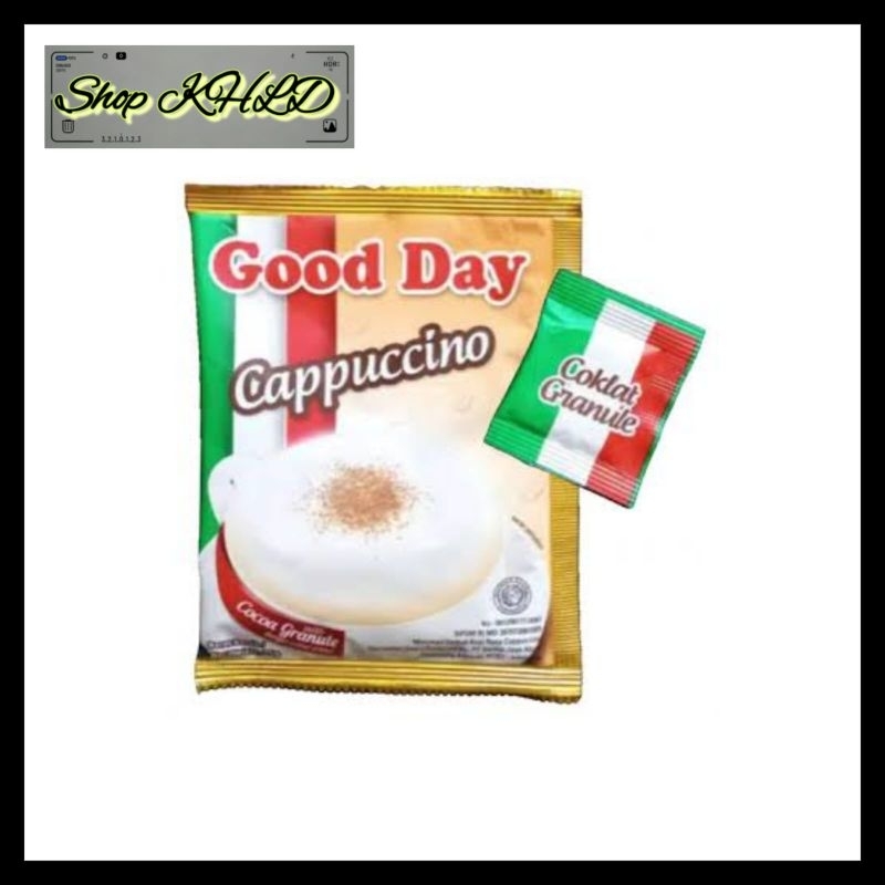 

GoodDay cappuccino 1 Renceng 10 pcs