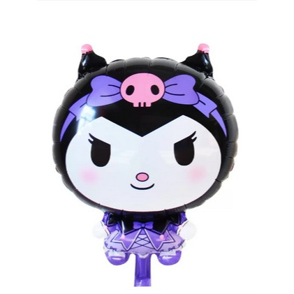 

BALON VIRAL KUROMI HITAM TERBARU / BALON GAS FOIL TERBANG KUROMI