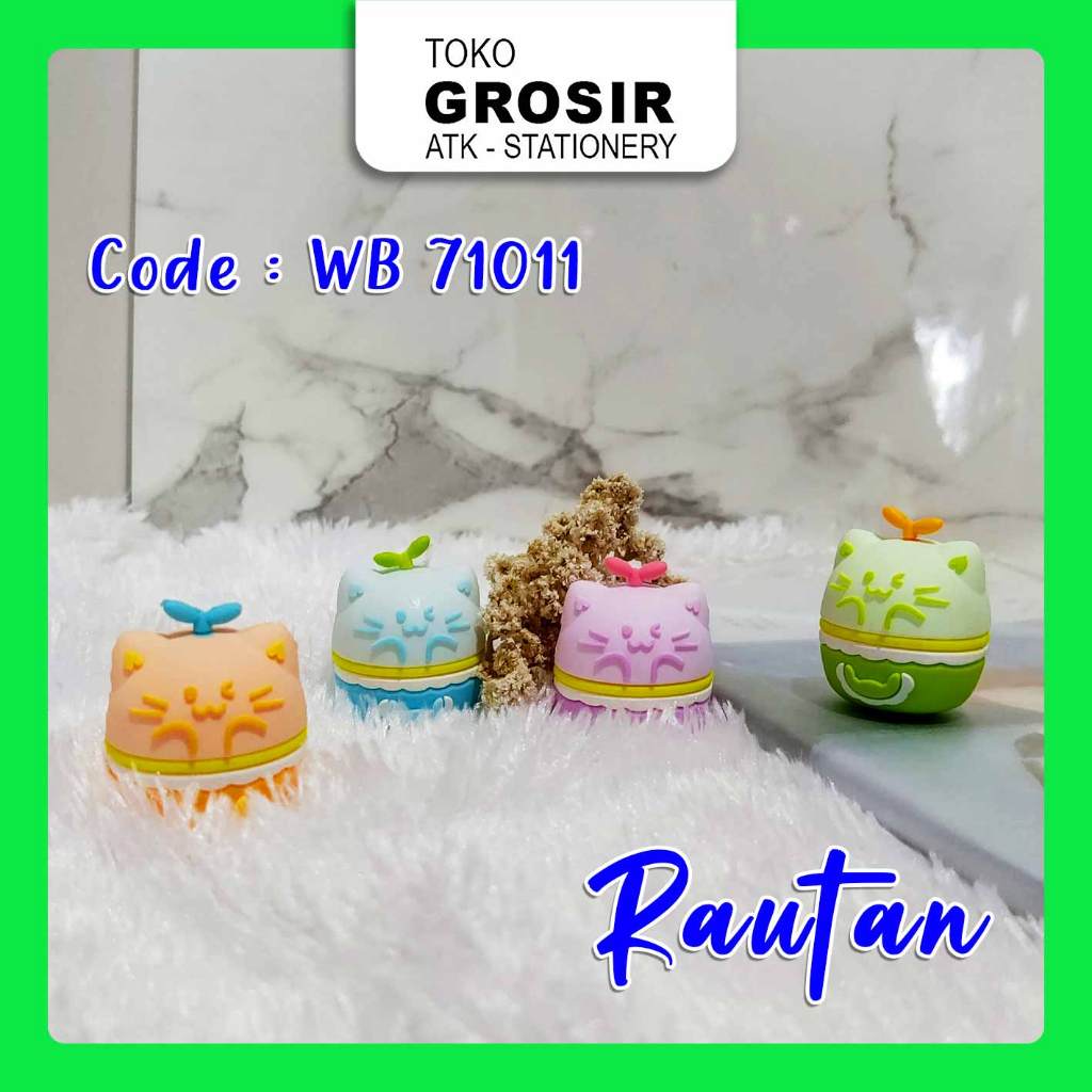

Rautan 1 Lubang Serutan Fancy Karakter Lucu GOOD DAY - WB-71011