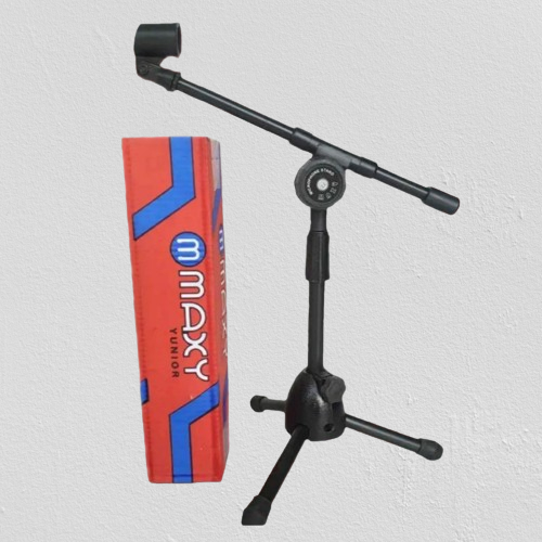 STAND MIC MAXY PENDEK + CATOK MIC + TISU MIC / STAND MIC MAXY PANJANG + CATOK + TISU
