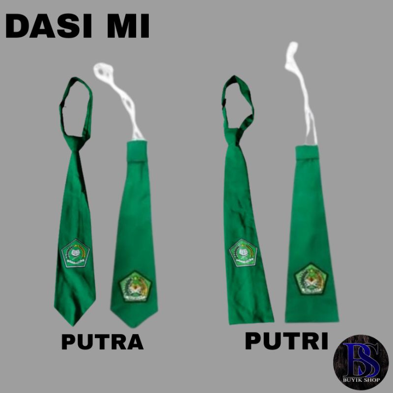 DASI MI BORDIR DASI SEKOLAH MI LOGO BORDIR