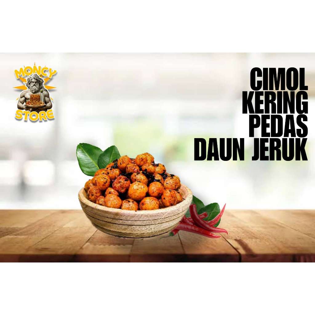 

CIMOL KERING CRISPY DENGAN BUMBU PREMIUM PEDAS DAUN JERUK - 1KG (COD)