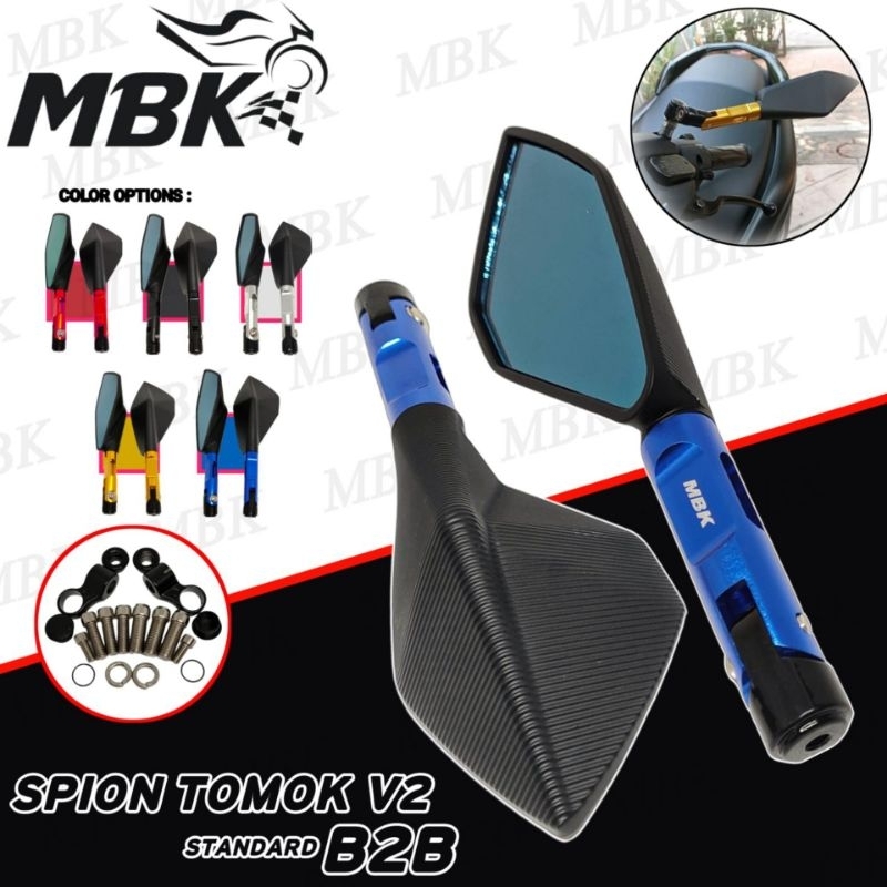 Spion Tomok v2 cnc Universal, Sepion Motor Nmax New, Nmax Old, Aerox, Vario 125-150, PCX, Adv, Vario