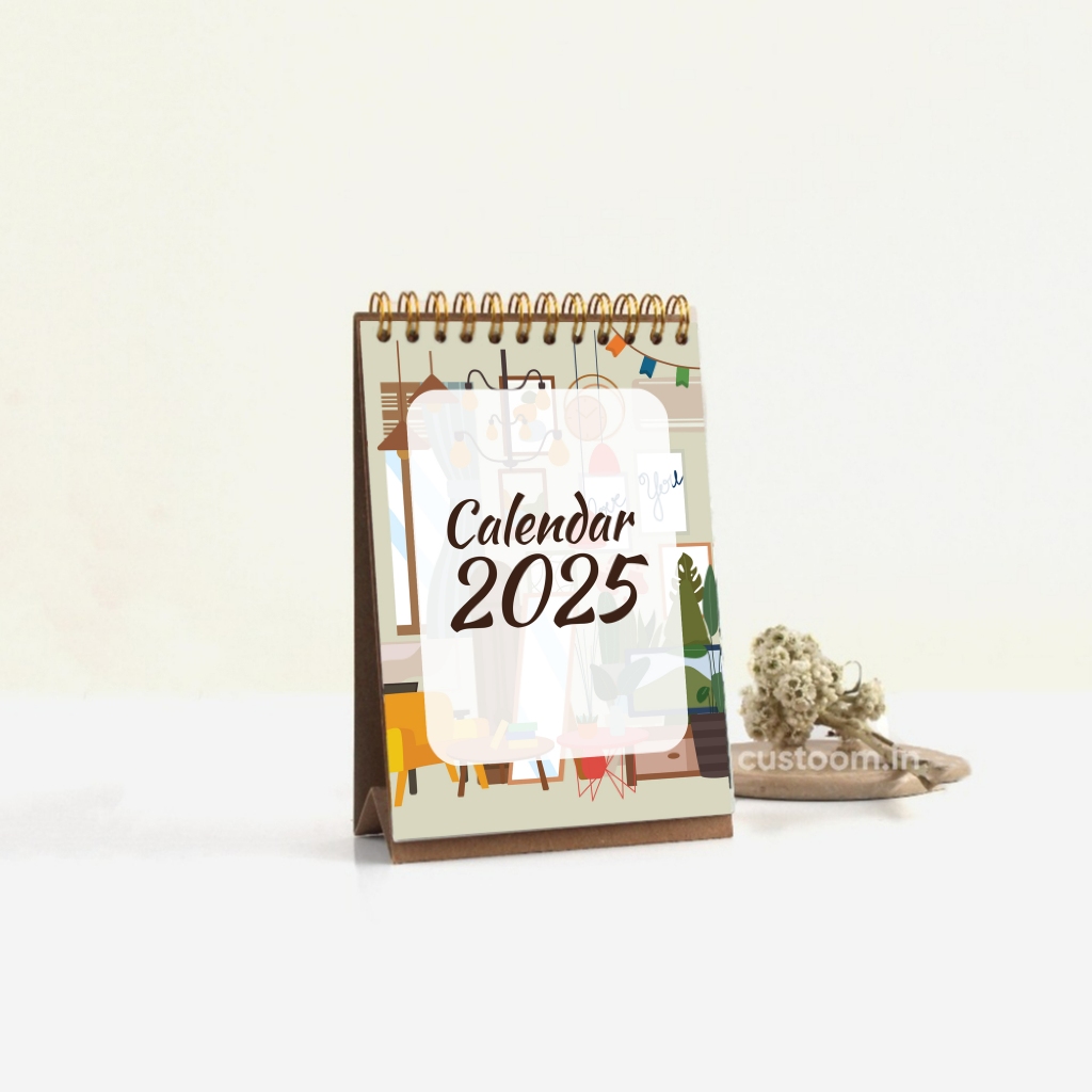 

Kalender Meja 2024 (Ukuran A6 14,8 x 10,5 cm) - Kalender Duduk - Kalender Aesthetic