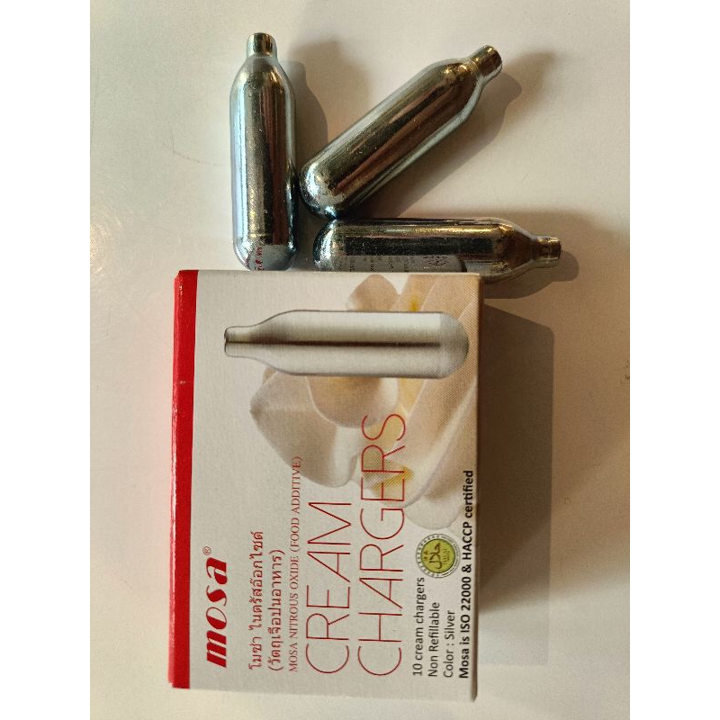 

Nitro carger / N20 carger /Whipe cream foam maker / Mosa cream carger PALING MURAH