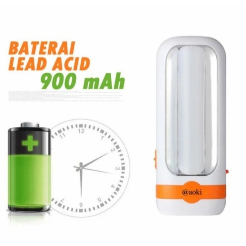 Lampu Emergency Senter Aoki AK 9988