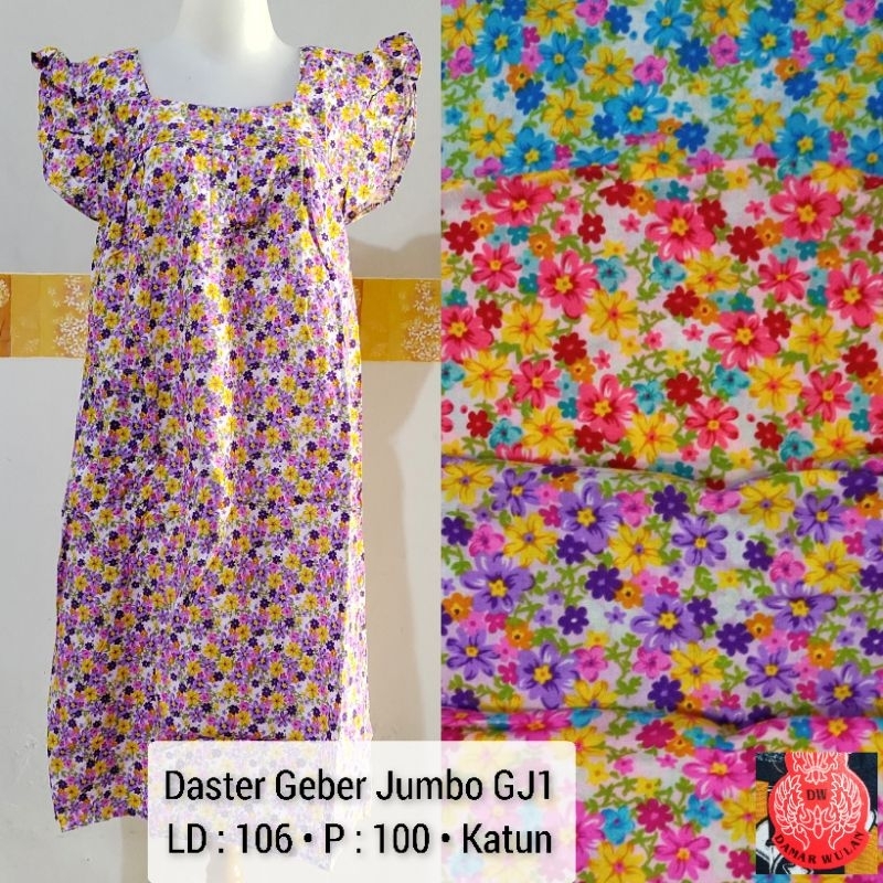 DAMAR WULAN Daster Tangan Daster Singlet Jumbo Bumil Daster Busui Jumbo Daster Katun