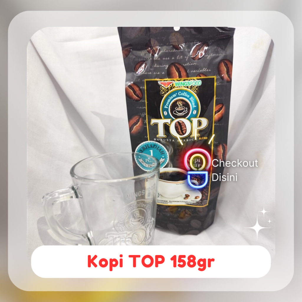 

[Checkout Disini] Kopi TOP 158gr + Gelas | Kopi Top Murah | Kopi Instan