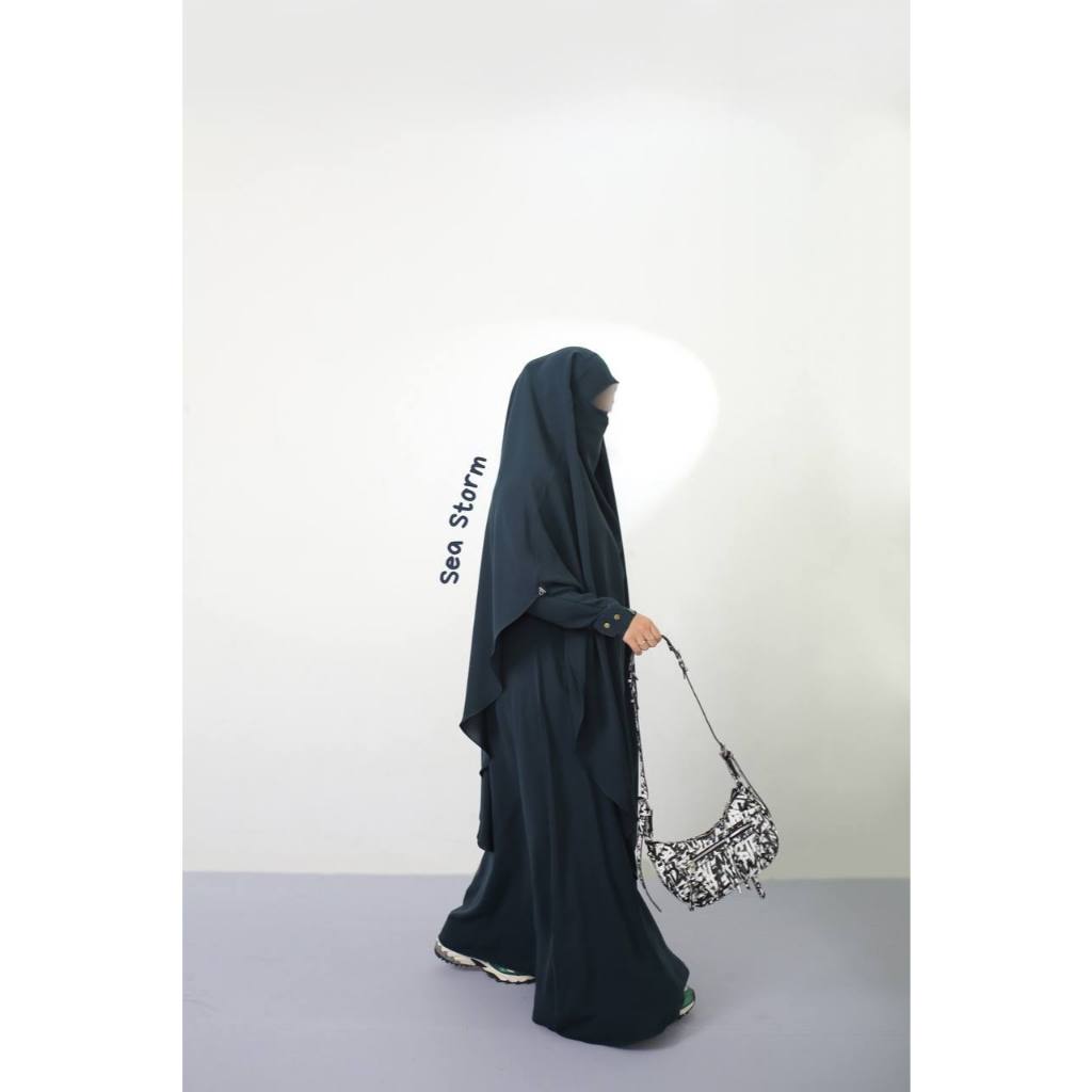 Abaya Kinan series kain Mazen & Thuba Sultan | ALBEERA