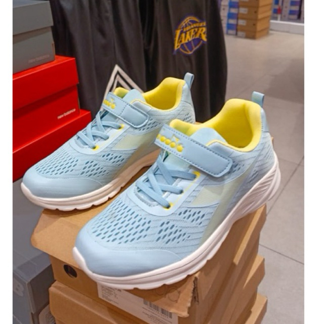 Sepatu Diadora Jr Blue (Sz 32-35) Original