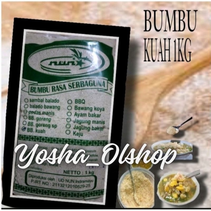 

Nun Bumbu Kuah 1Kg Rasa Asin Gurih Kuah Baso Aci, Seblak, Cuanki, Soto