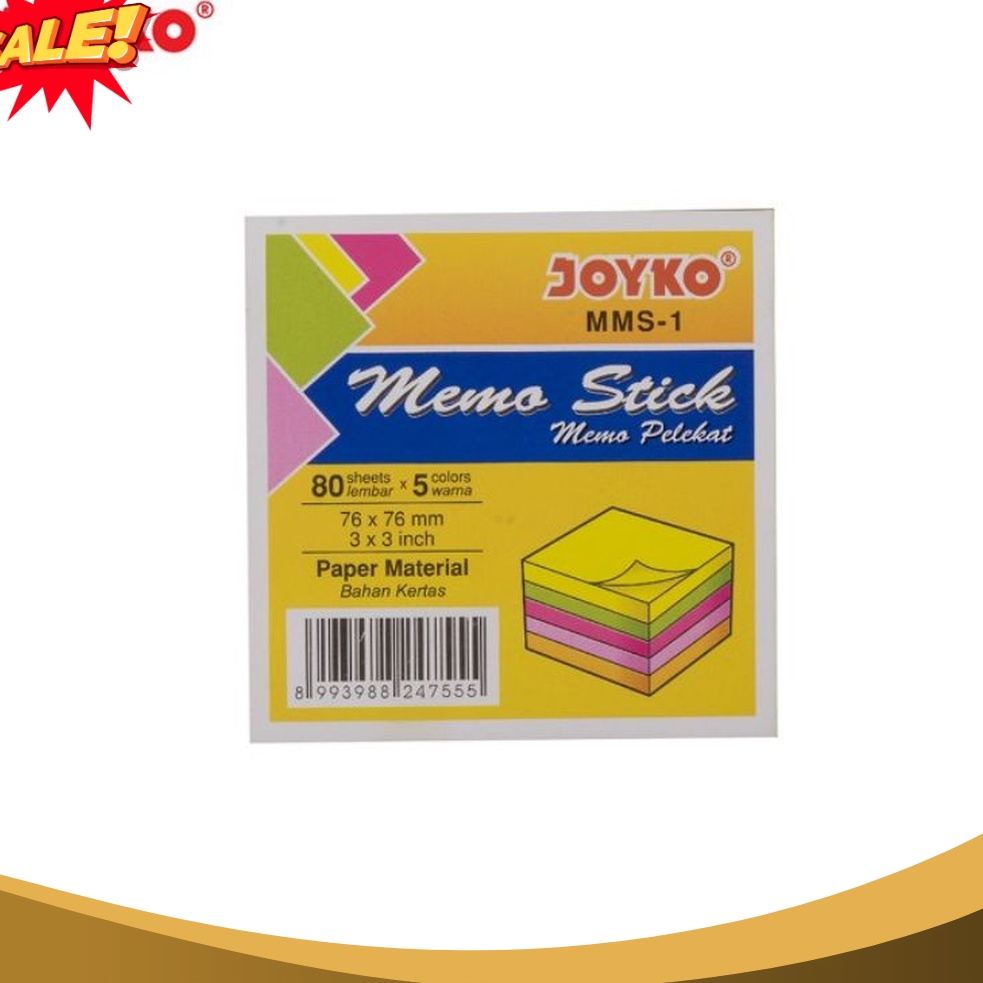 

DISKON LUAR BIASA Memo Stick Stick Note Mms1 1pad5wrn