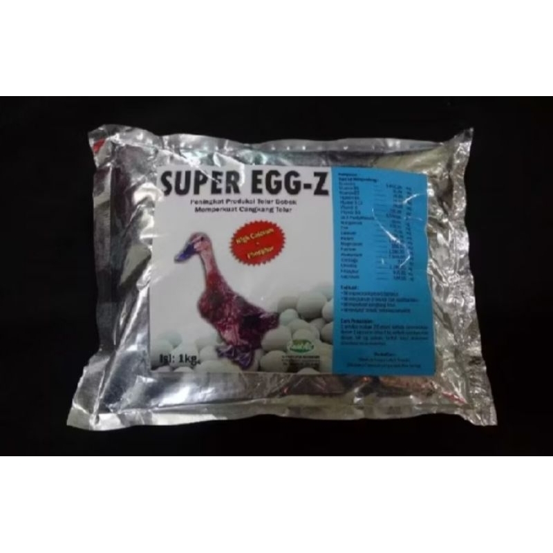 SUPER EGG-Z Peningkatan produksi telur bebek memperkuat cangkang telur 1kg