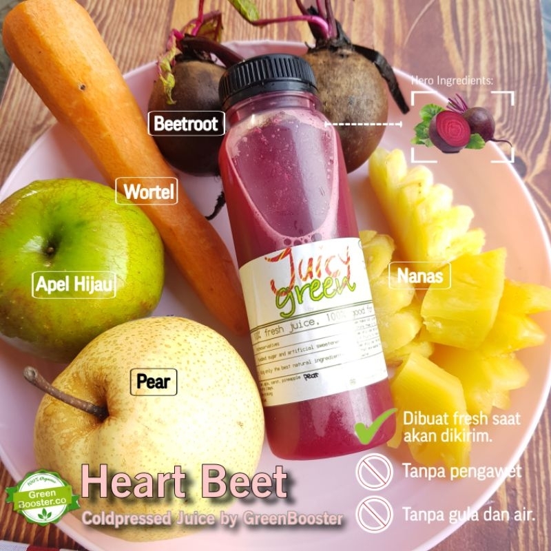 

Coldpressed Juice Heart Beet by GreenBooster | 500 ml