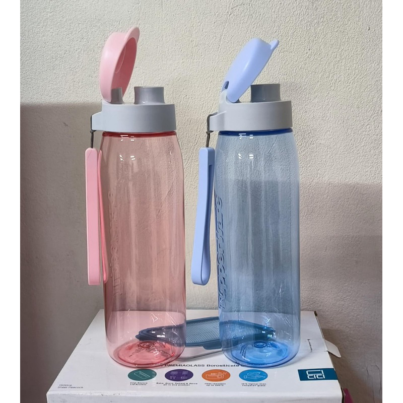 Tupperware H2go bottle 750ml Pink/Blue