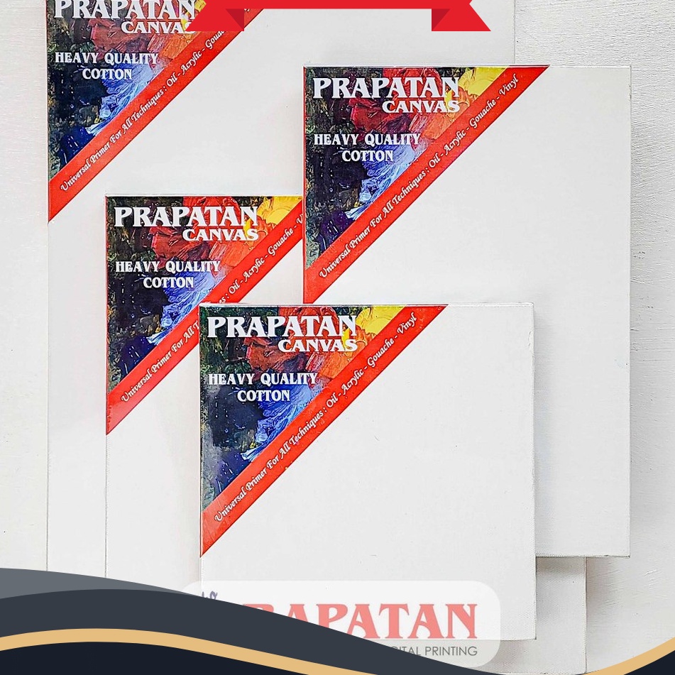 

HARI INI SAJA DISKON BIG Kanvas lukis prapatan spanram 4x4cm